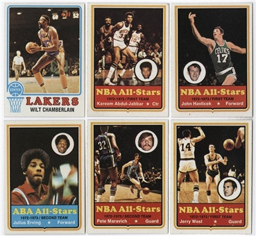1973/74 Topps Basketball High Grade Complete Set (264)